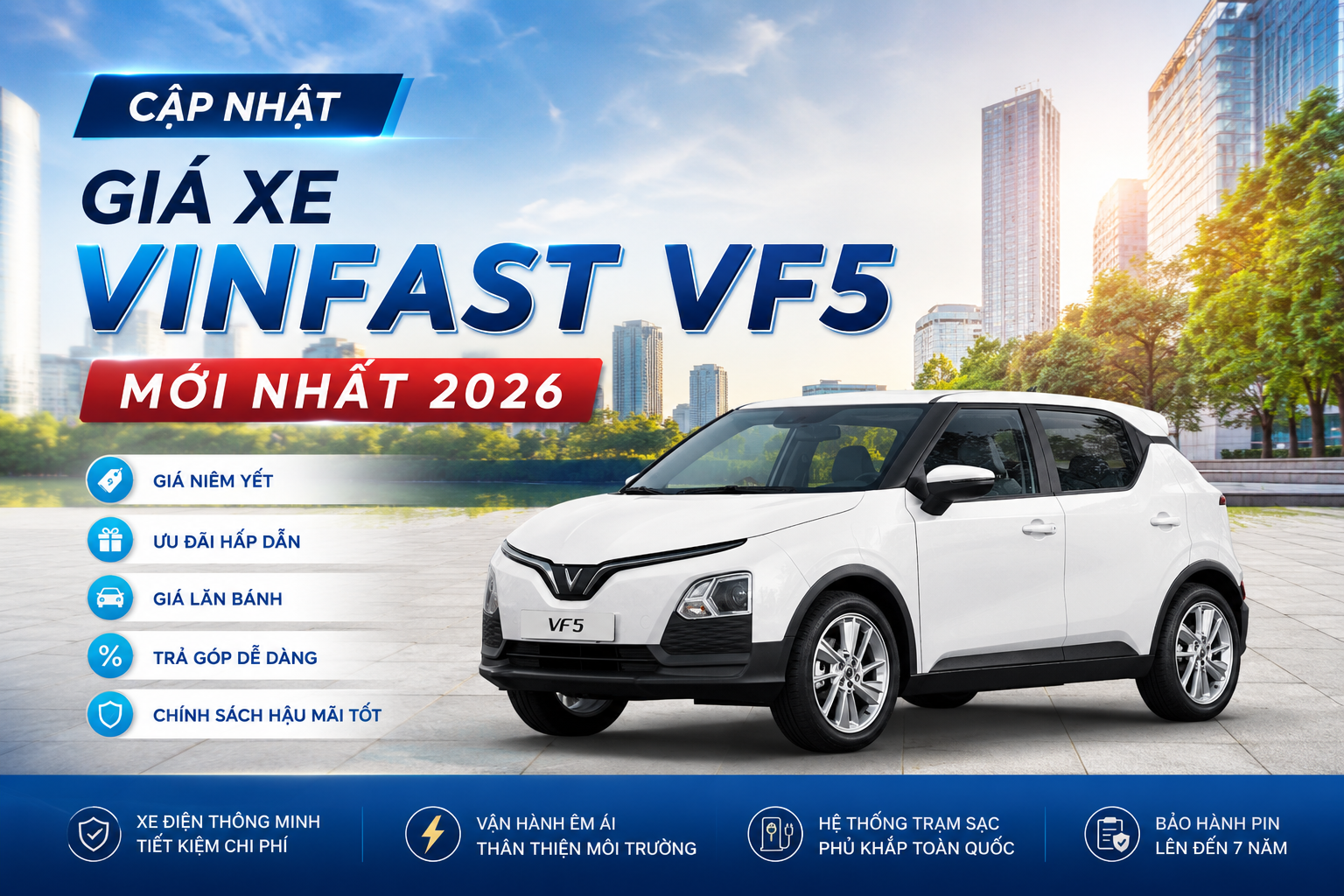 Giá xe VinFast VF 5 mới nhất