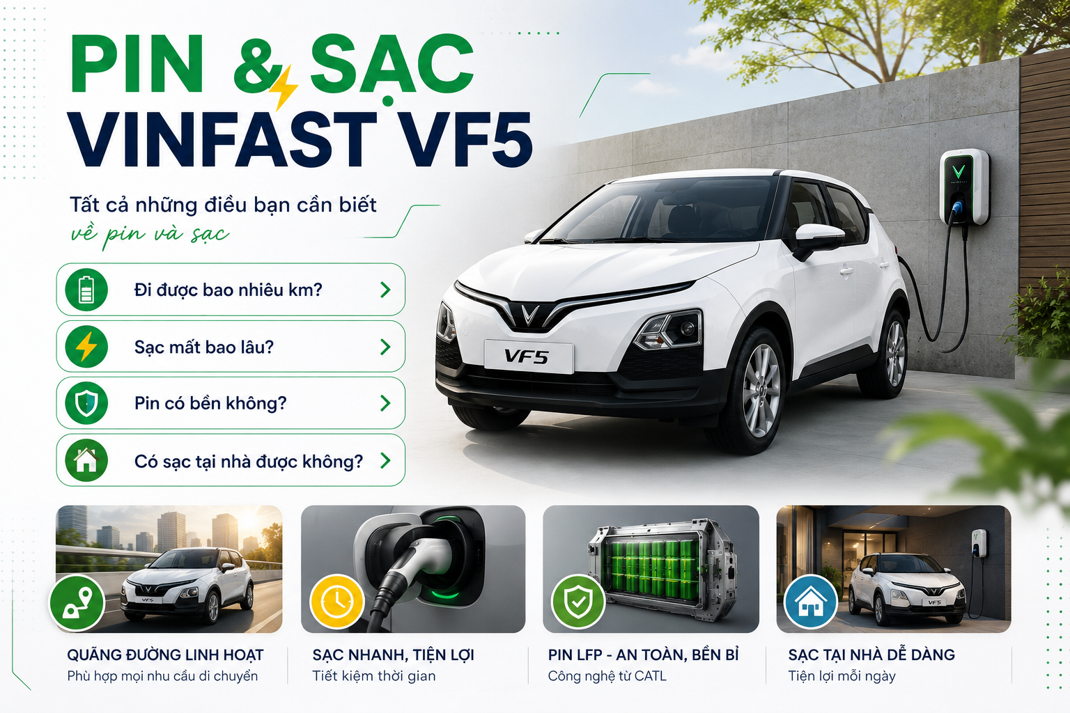 Pin và Sạc VinFast VF 5