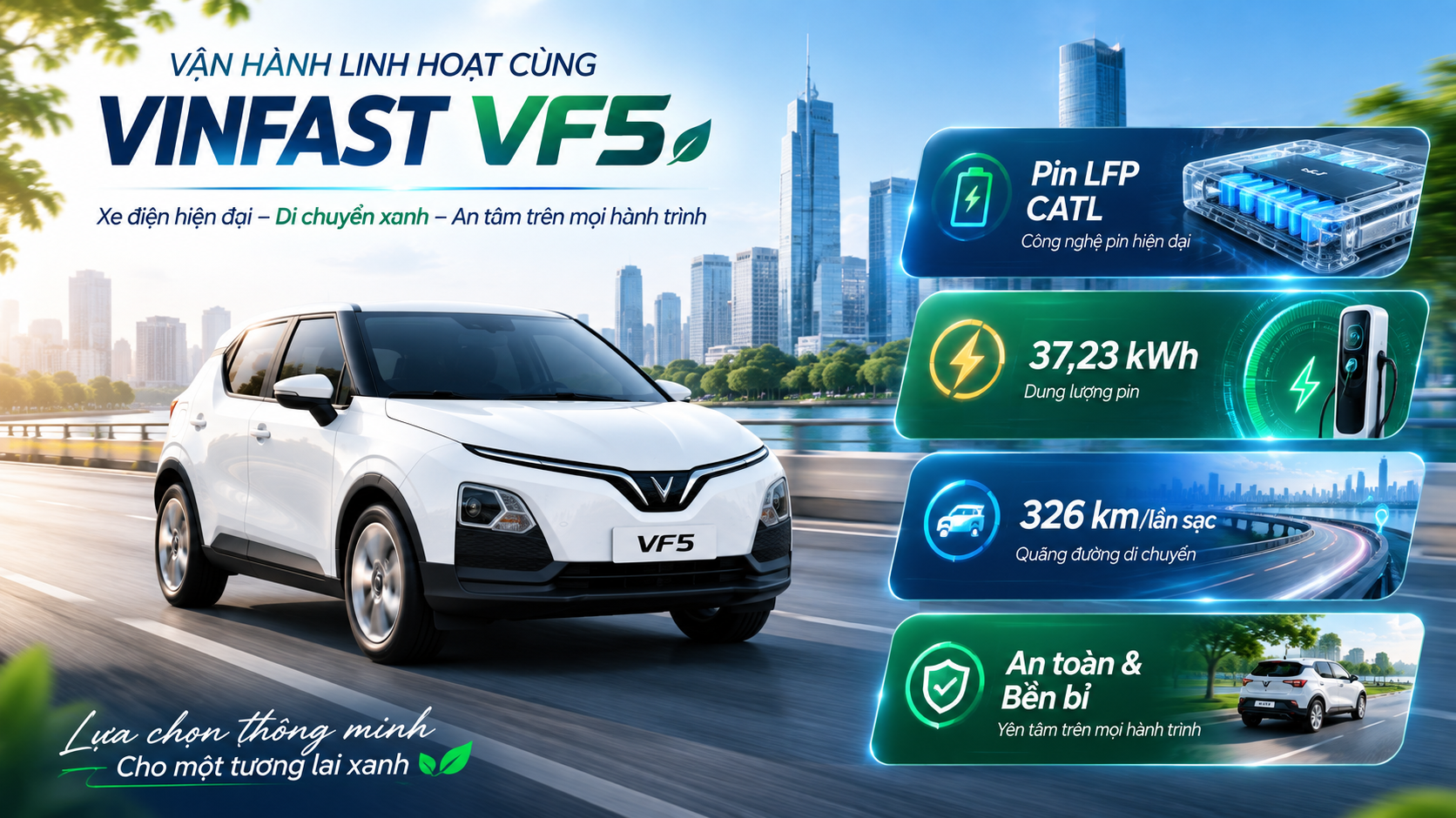Thông số Pin xe VinFast VF 5